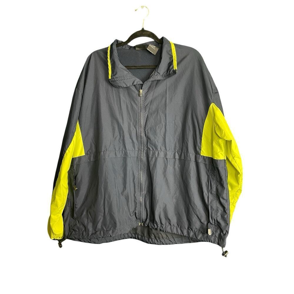 Vintage Starter Windbreaker Jacket Blue and Green Men Size XL 90s Urban - Picture 6 of 11